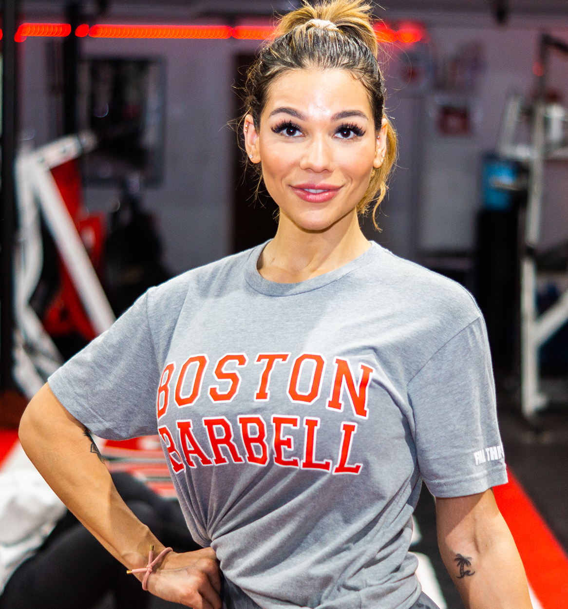 red sox barbell shirt